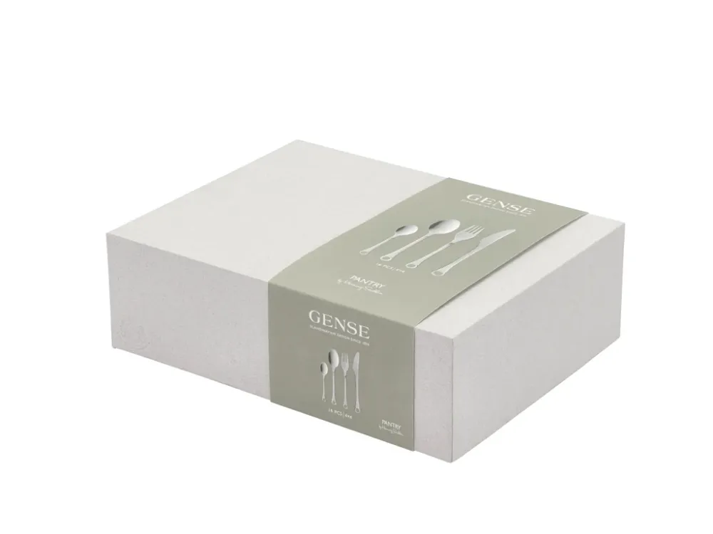 Gense Pantry Bestiksæt 16 dele Mat/Blankt hardened