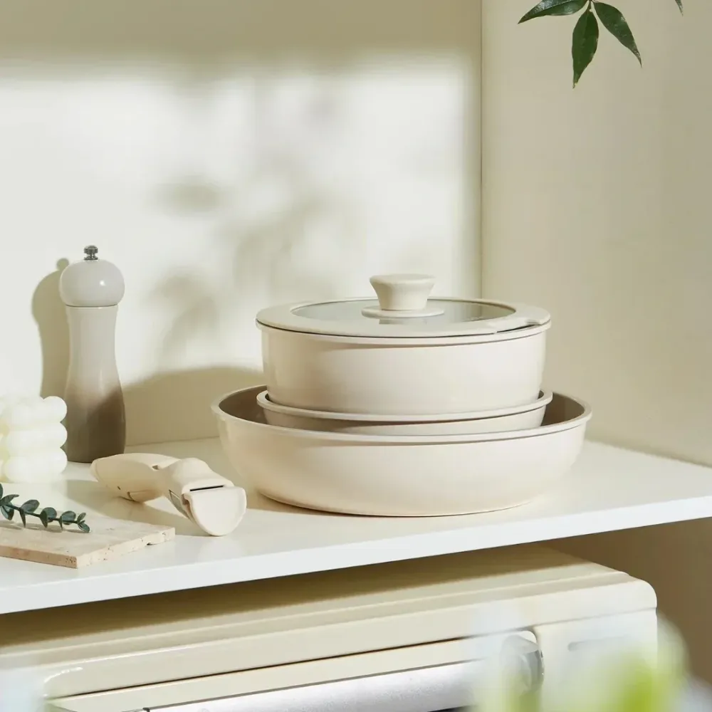 Globetrek° CeramicPans: Aftagelig Ikke-stickende Pander Sæt