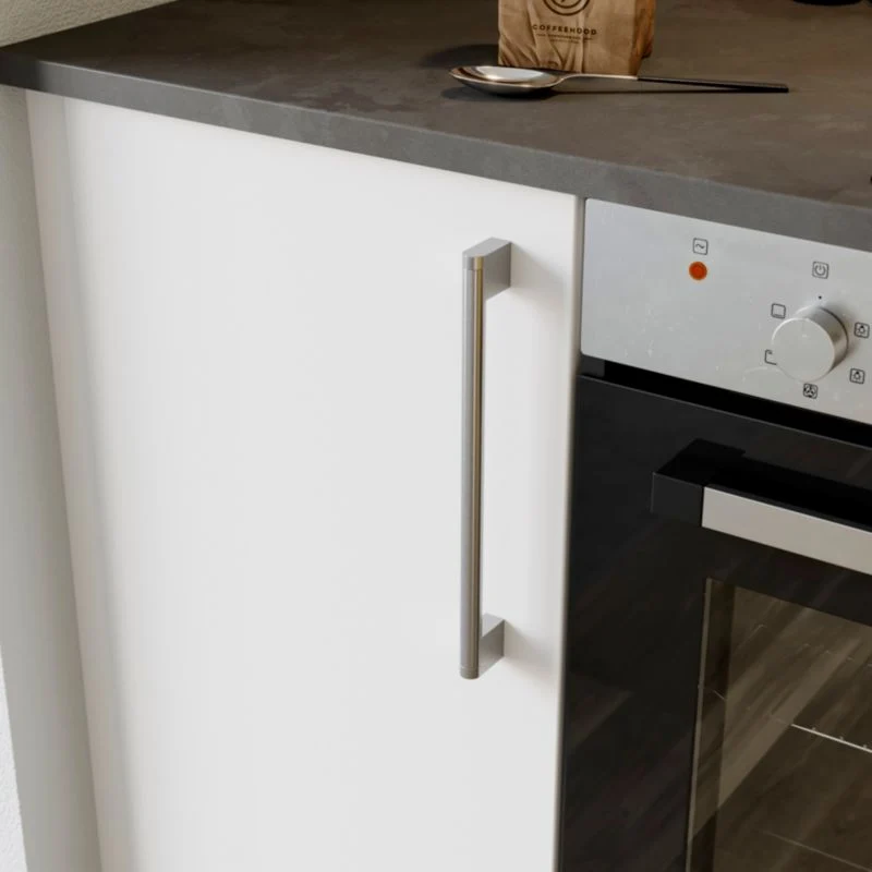 GoodHome Khara møbelgreb 284 mm i børstet nikkel, 2 stk.