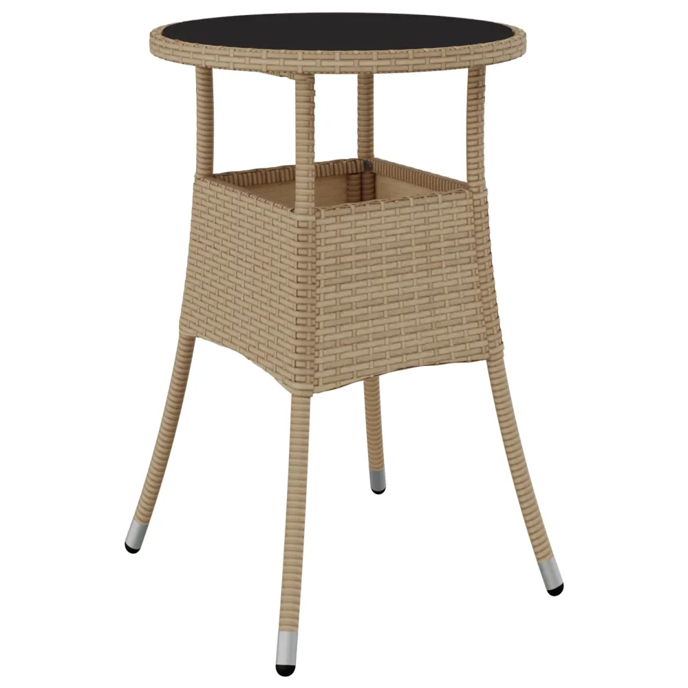 Have Spisebordssæt 3 Dele Khaki Poly Rattan