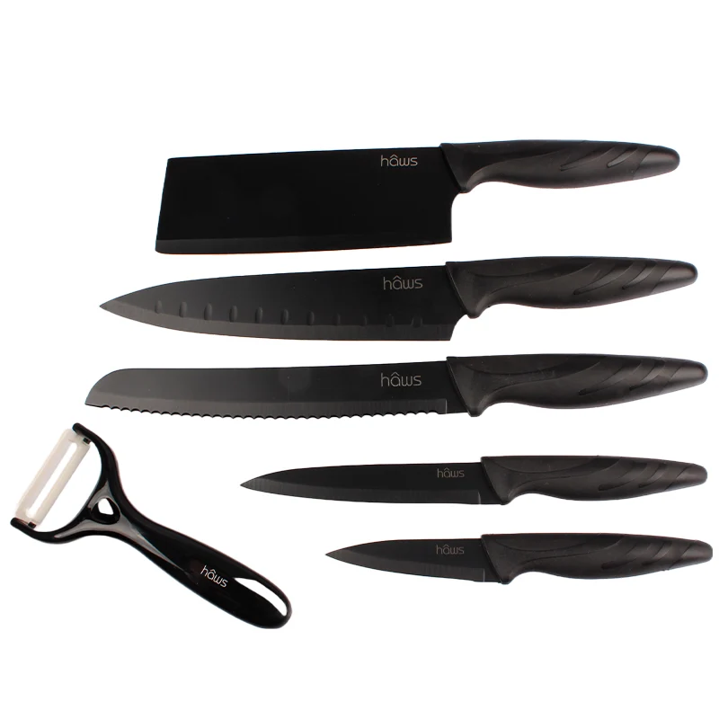Hâws keramisk knivsæt charcoal