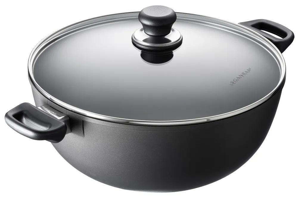 Scanpan 7,5 l/32 cm suppe-/stegegryde m. låg - Traditionel Induction