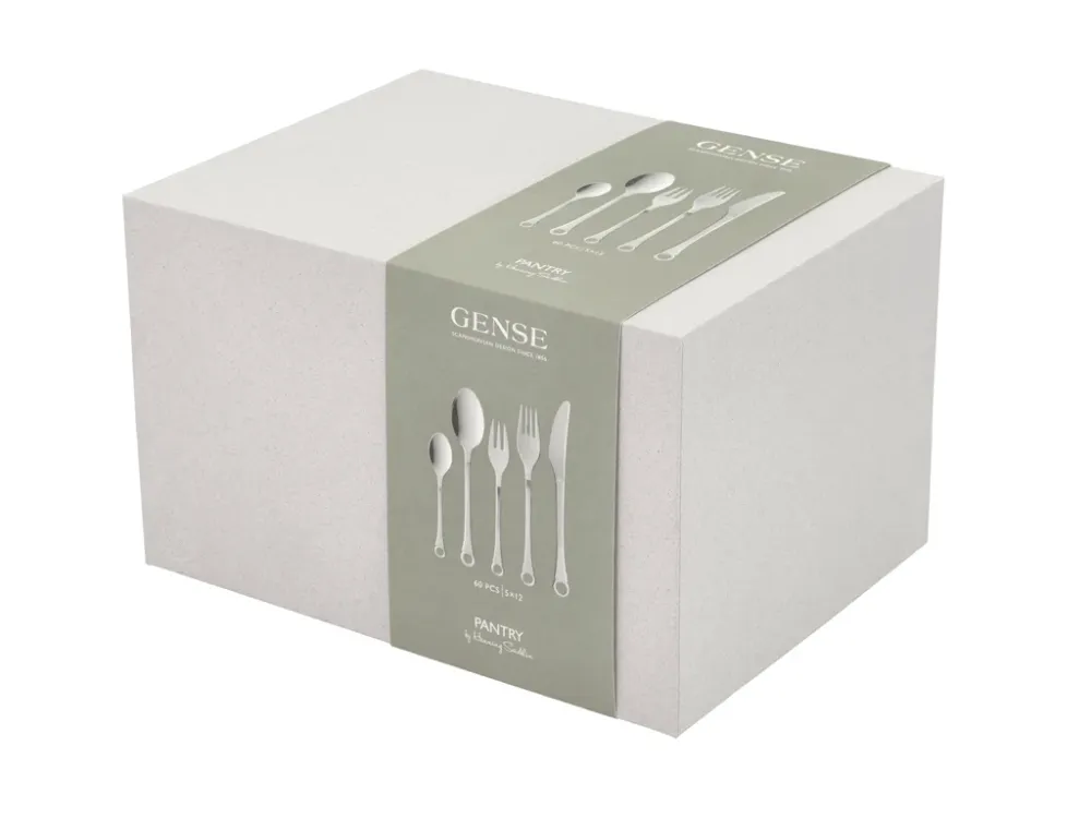 Gense Pantry Bestiksæt 60 dele Mat/Blankt chromed 4 Blades