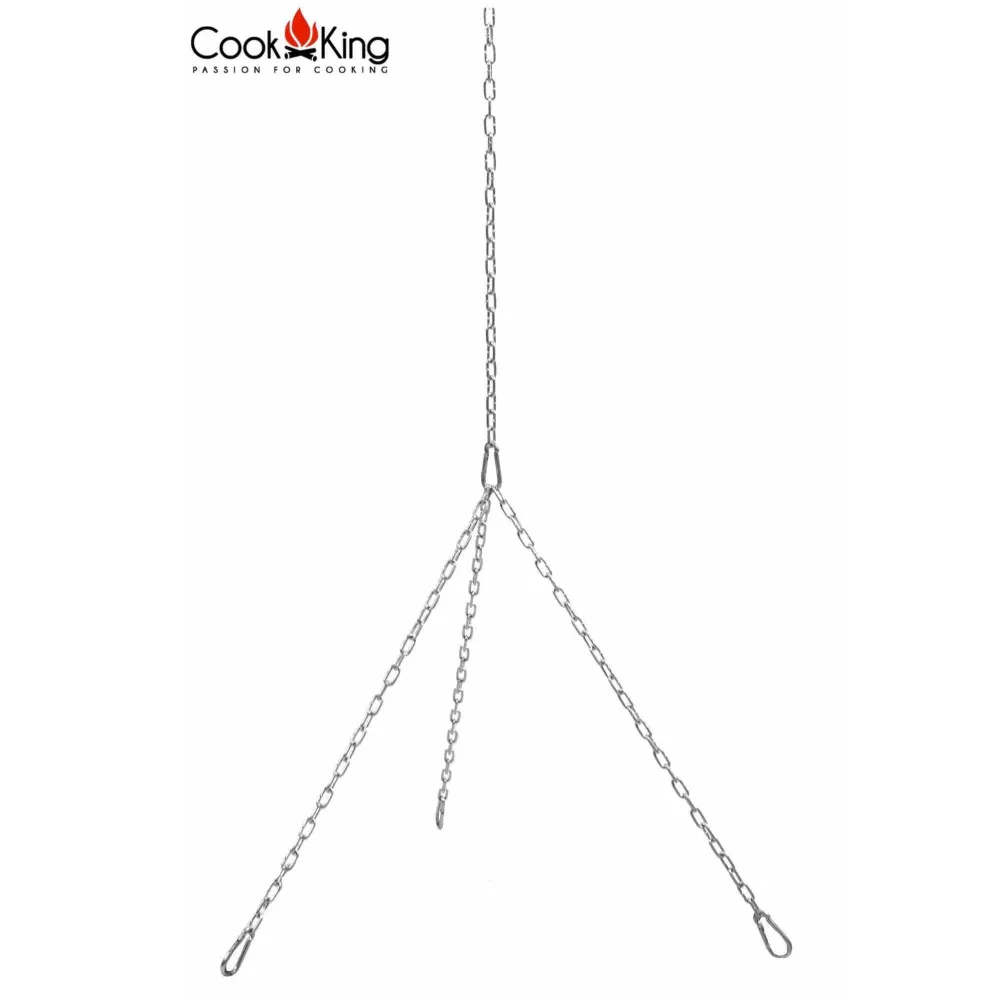 Premium Stainless Steel Cook King kædesæt med karabin