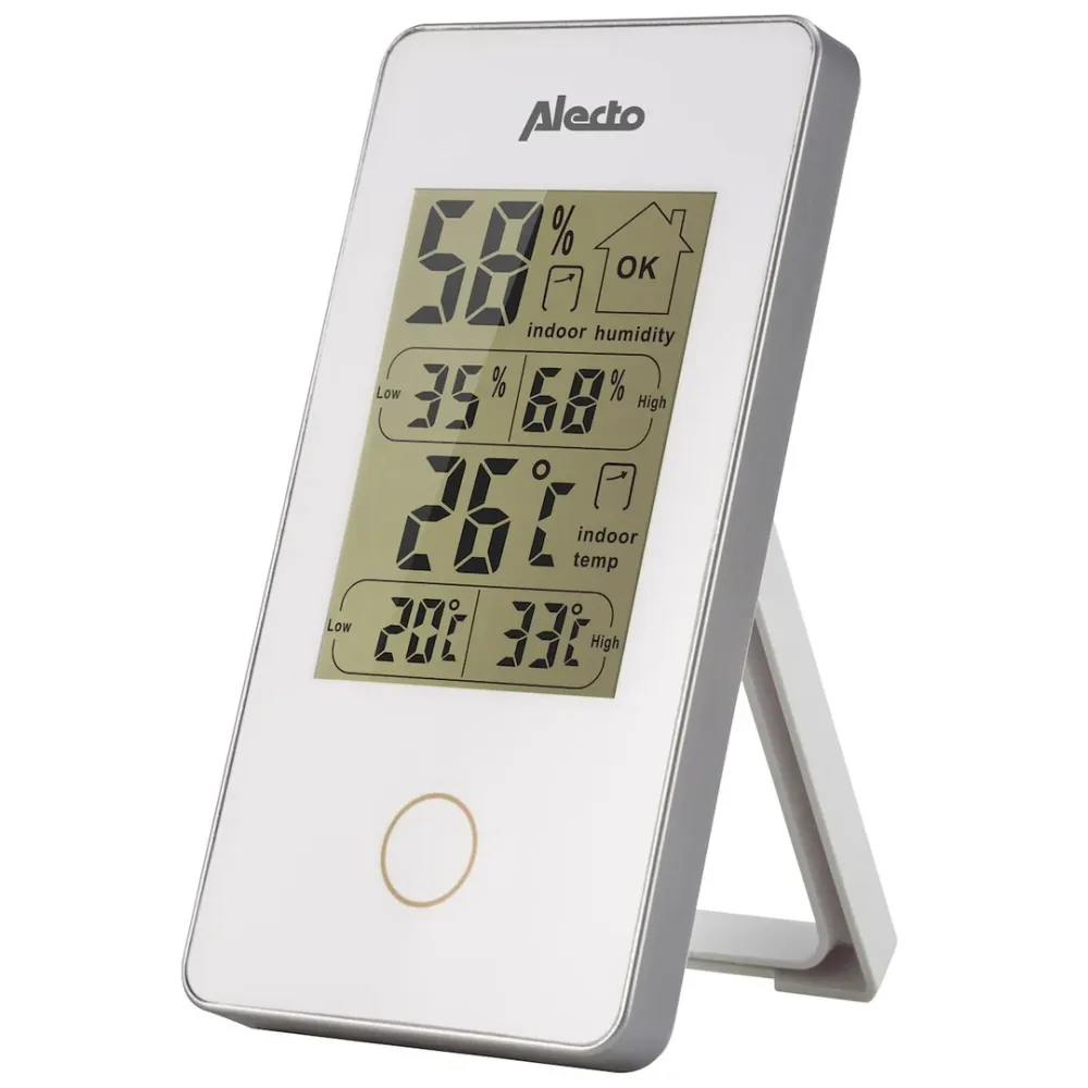 Oscillating Tower Alecto WS-75 Numerisk indendørs thermometer/hygrometer
