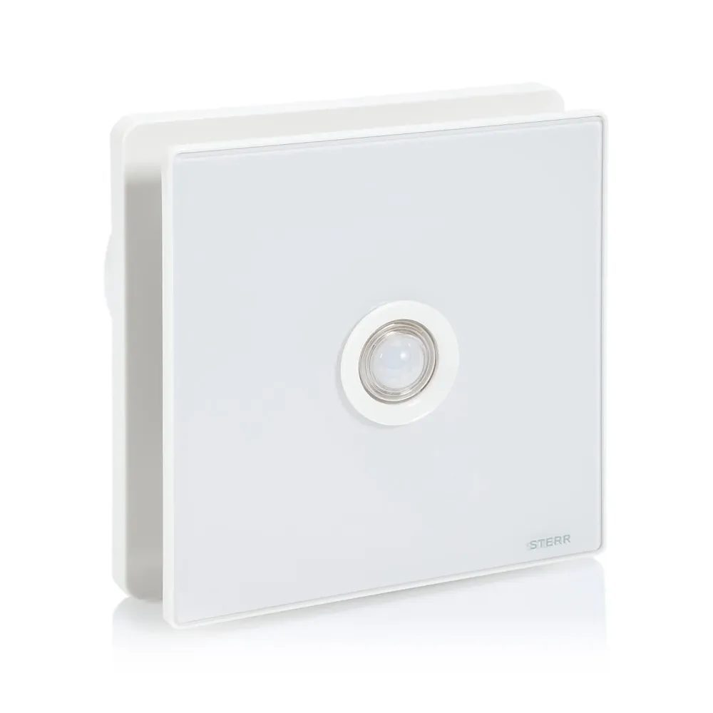 STERR BFS100P - 100 mm Badeværelsesventilator, Bevægelsessensor, 90 m³/h, Alabast
