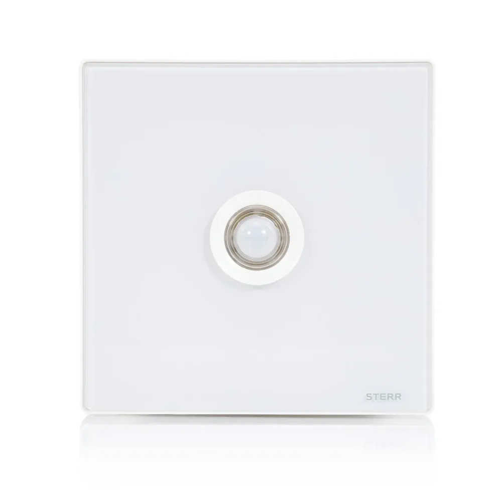 STERR BFS100P - 100 mm Badeværelsesventilator, Bevægelsessensor, 90 m³/h, Alabast