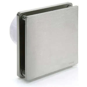 STERR BFS100-S - 100 mm Badeværelsesventilator, 90 m³/h, Sølv