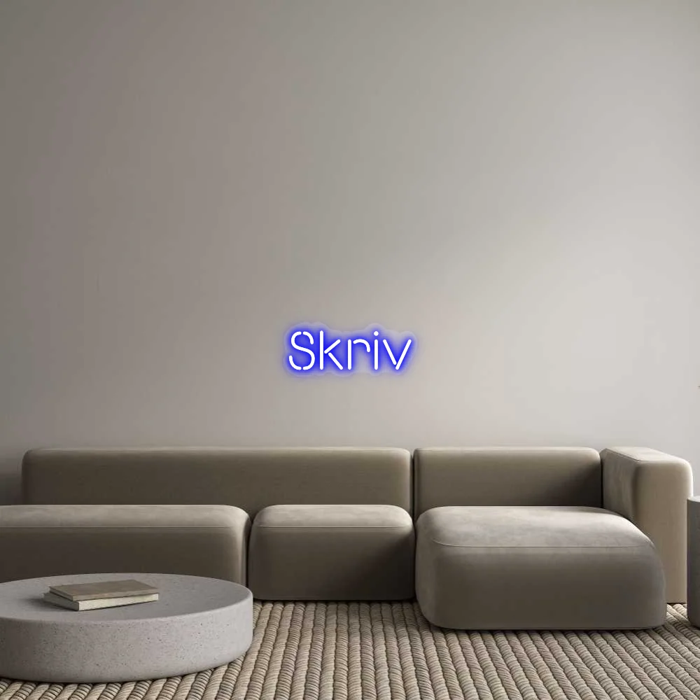 Custom Neon: Skriv