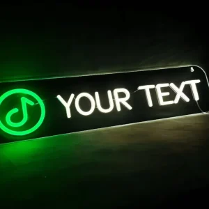 Custom Neon TikTok