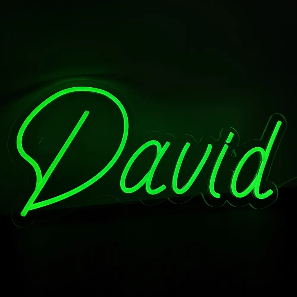 Neon Navneskilt Grøn