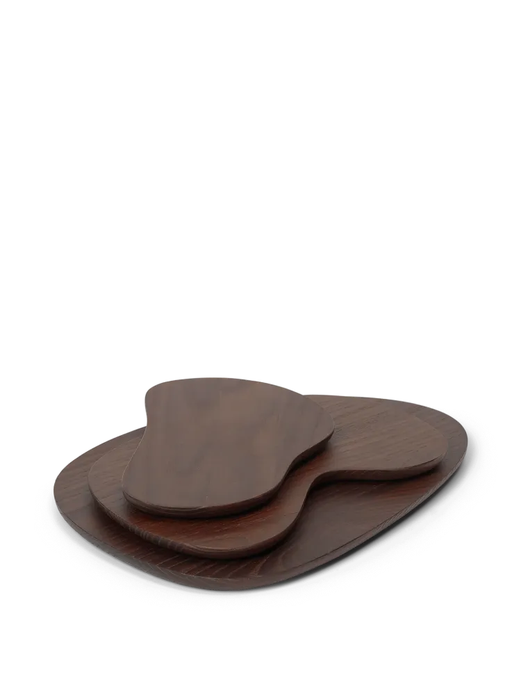 Cairn Cutting Boards - Place 3 - Dark Brown - Dishwasher Safe
