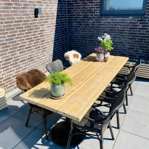Havebord af Genbrugsplanker | Fenris Stel 180
