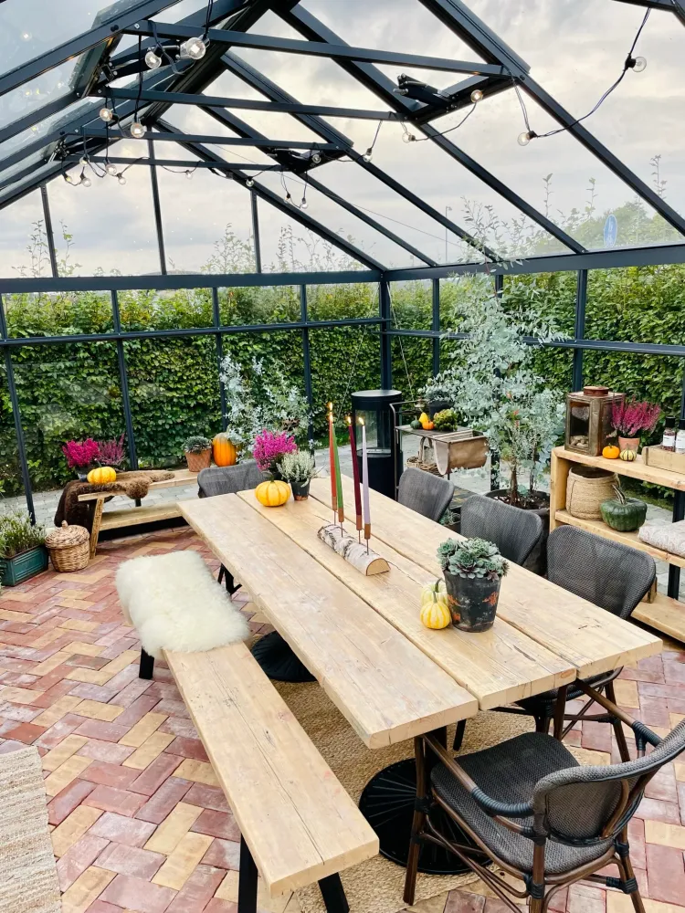Havebord af Genbrugsplanker | Fenris Stel 180