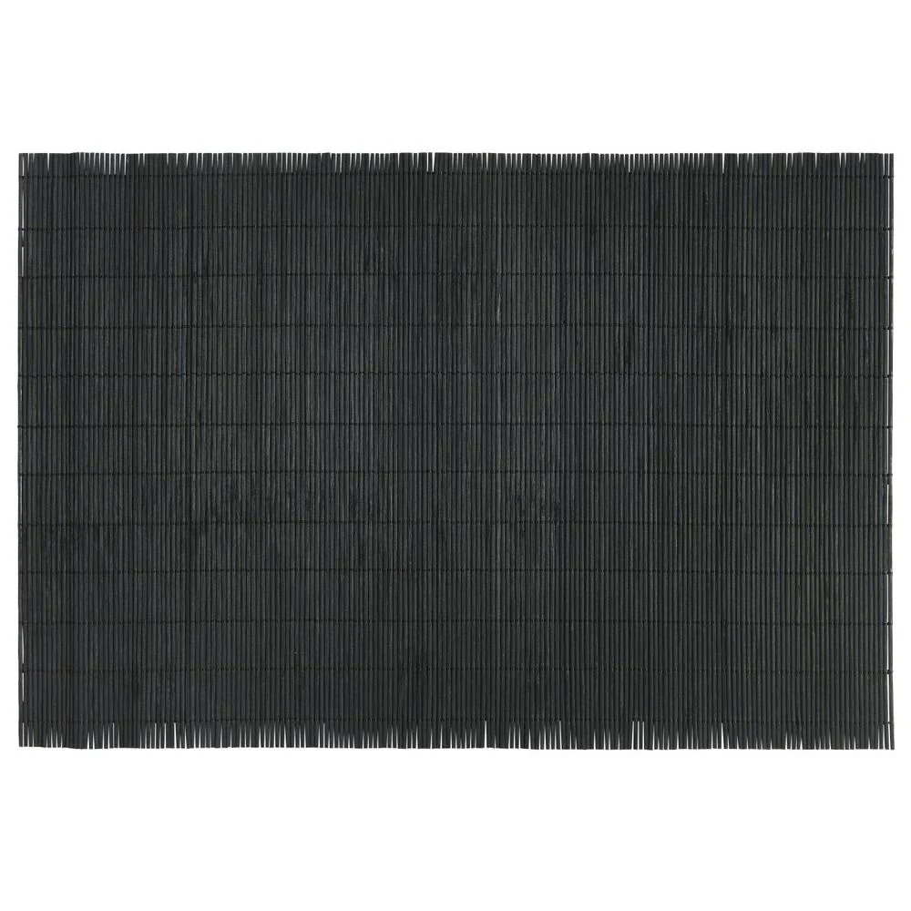Ib Laursen Bambus dækkeserviet sort 30x44cm