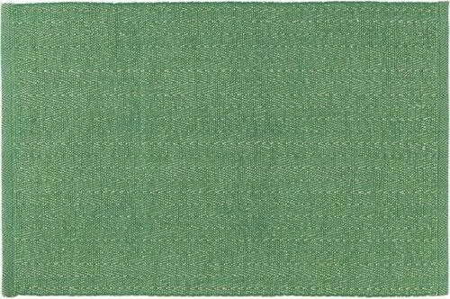 LYNGBY DÆKKESERVIET HERRINGBONE 43X30 CM GRØN