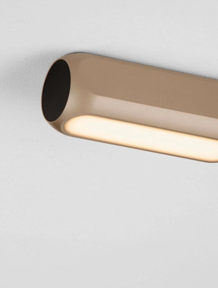 Elli LED-loftslampe 3000K sort, brun