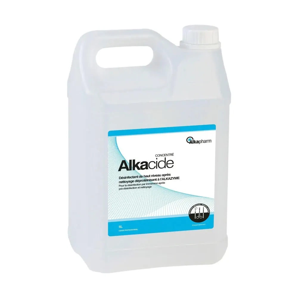 Alkacide - Afsluttende kold desinfektionsmiddel - Beholder - 5 L - Alkapharm