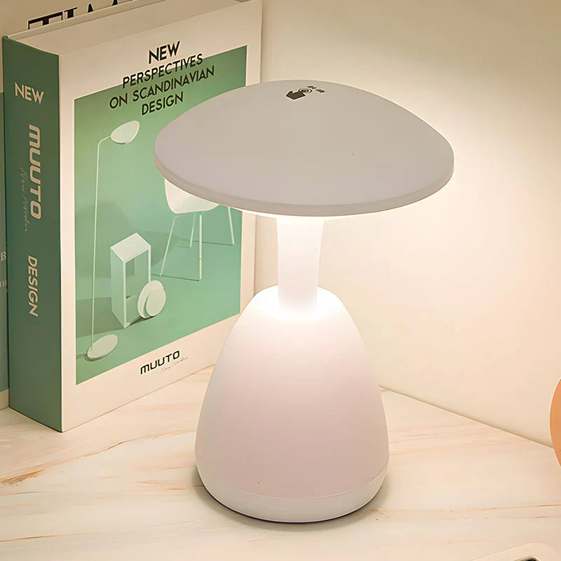 LamperaGlow - Sammenklappelig minimalistisk sengelampe med touch og varmt lys