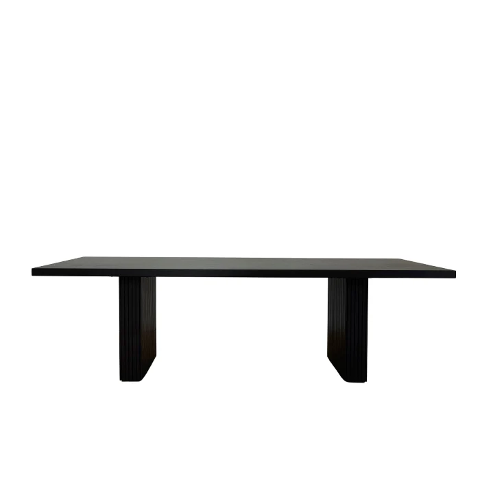 Buffet Servering Balie Balie Spisebord Rektangulært Black 220x100