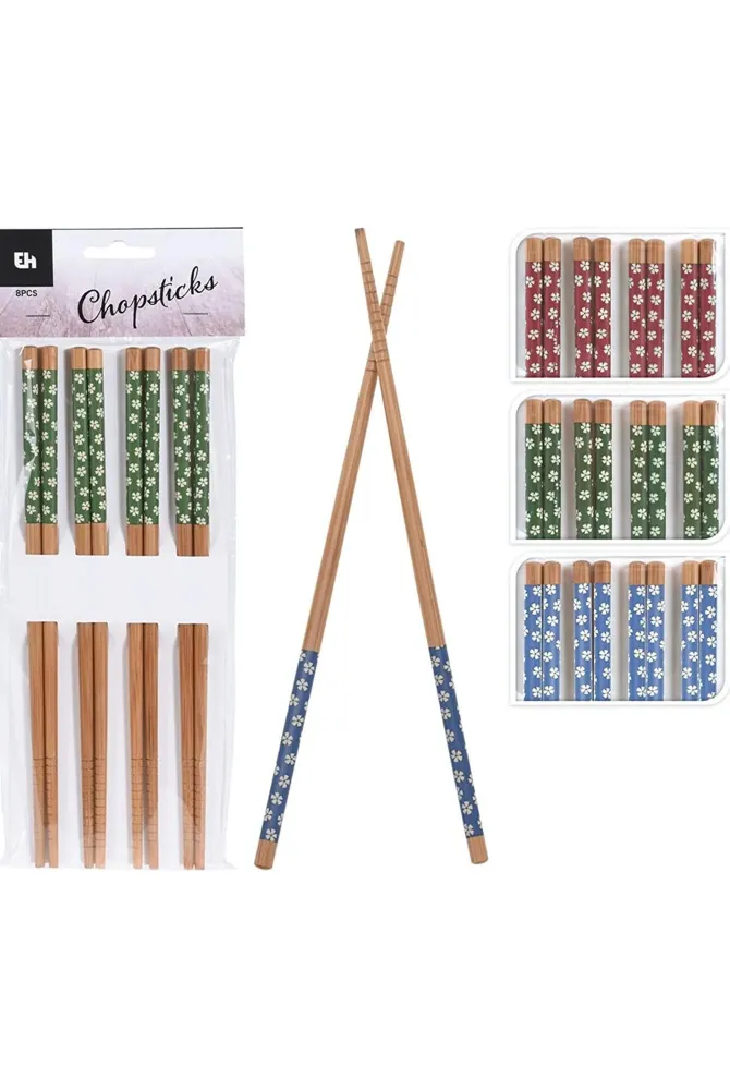 First-rate Houseware - Spisepinde 4 Sæt - Ass. Farver