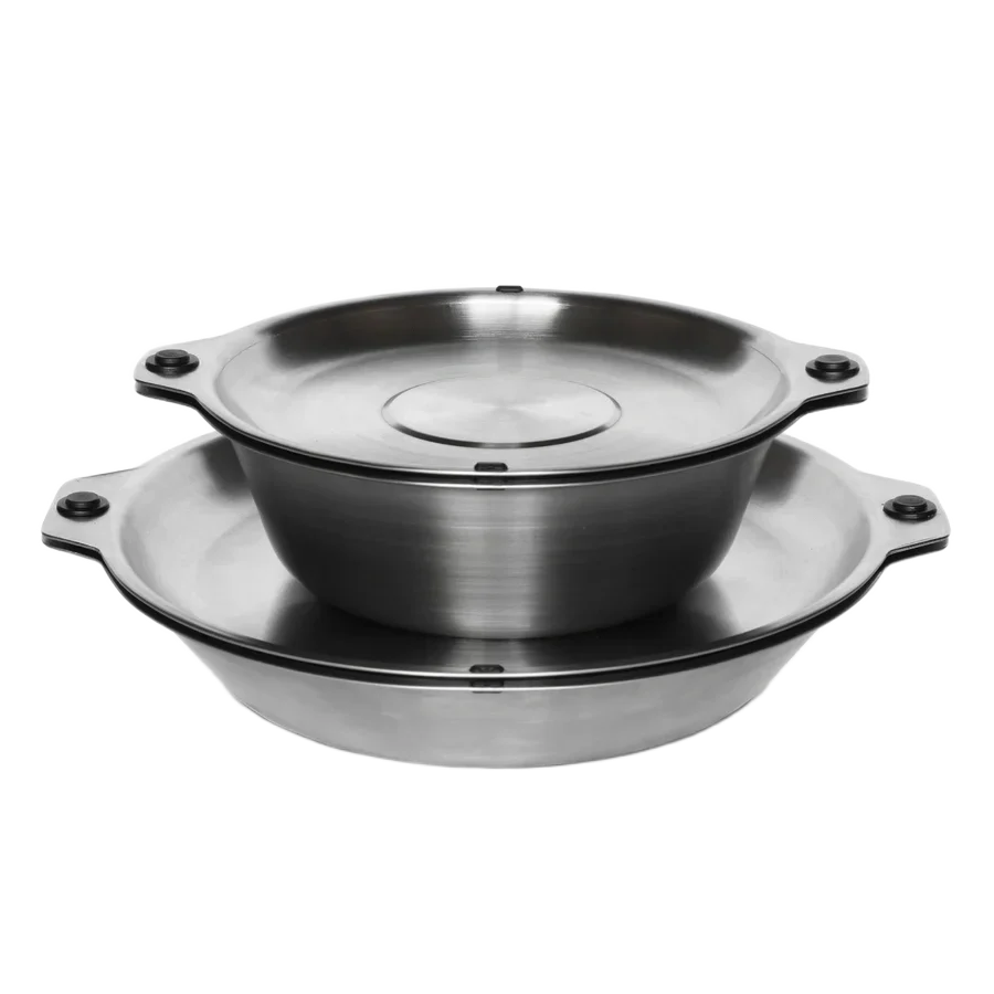 Full Windsor Magware Rustfri Spiseskåle og tallerkener til 1-2 person personer