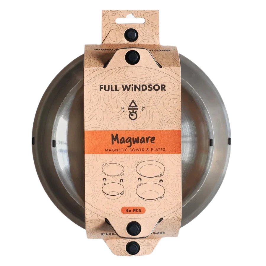Full Windsor Magware Rustfri Spiseskåle og tallerkener til 1-2 person personer