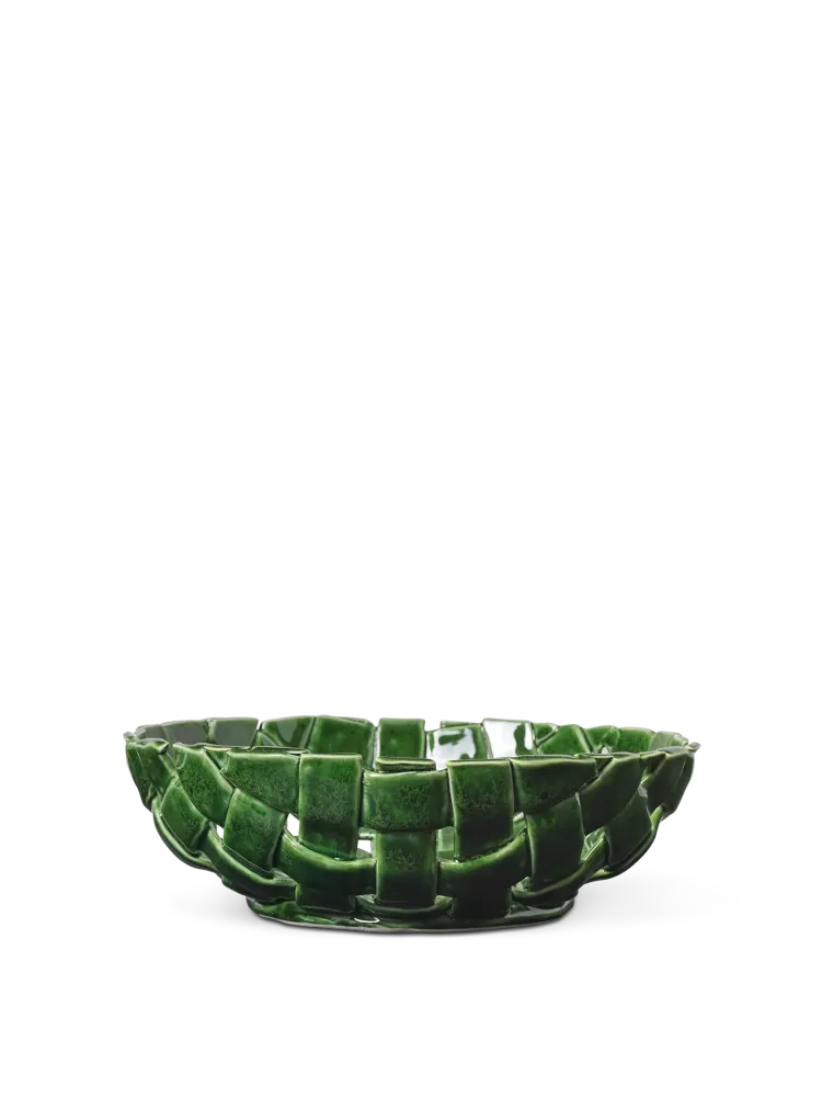Plait Bowl - Ø30 - Emerald Sage