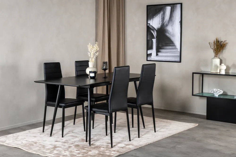 Silar Rektangulært Spisebord 120 x 80 Charcoal