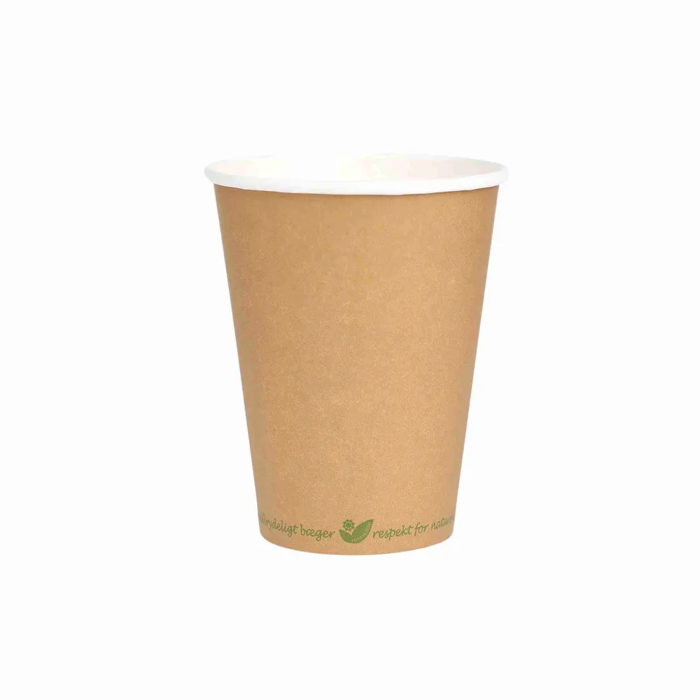 Kaffebæger Earth-degradable 30 cl, 50 stk.