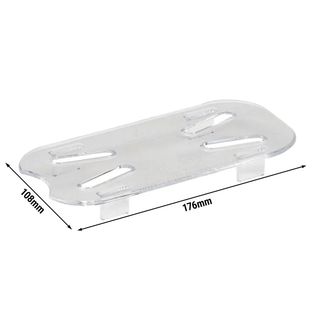 (6 stk.) CAMBRO | Camview® - Copolymer GN Drip Strainer 1/9 - Klar - Bpa-absent