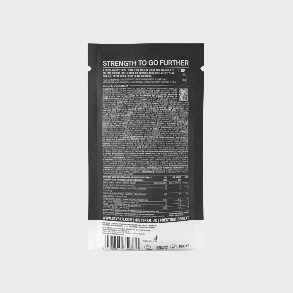 Styrkr Mix90 Caffeine Dual-Carb Energi drink Mix 1