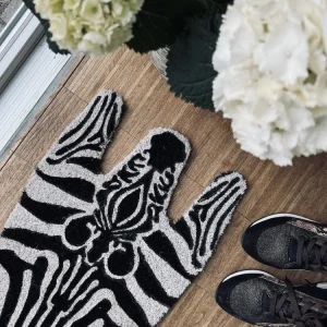 DØRMÅTTE 40x75 ZEBRA Kokos