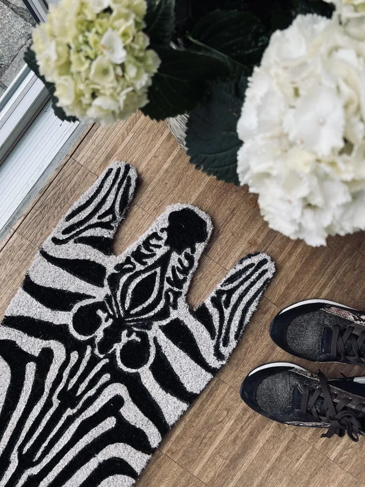 DØRMÅTTE 40x75 ZEBRA Kokos
