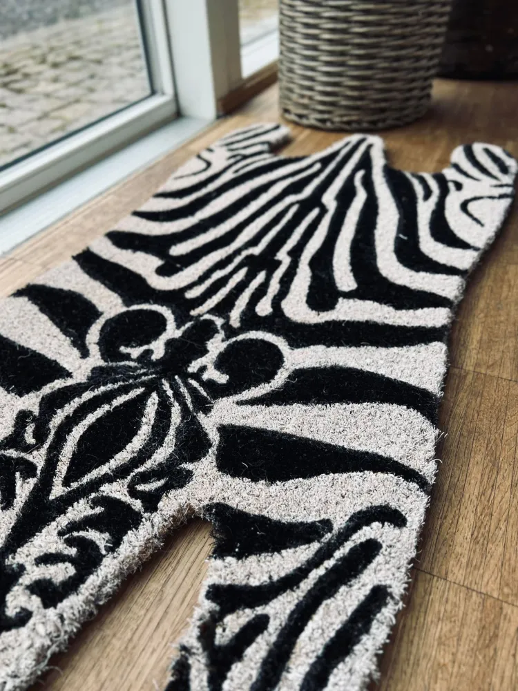 DØRMÅTTE 40x75 ZEBRA Kokos
