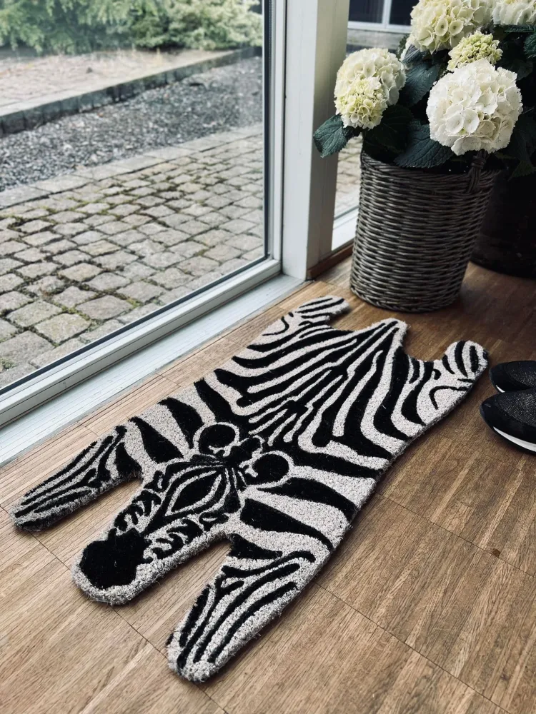 DØRMÅTTE 40x75 ZEBRA Kokos