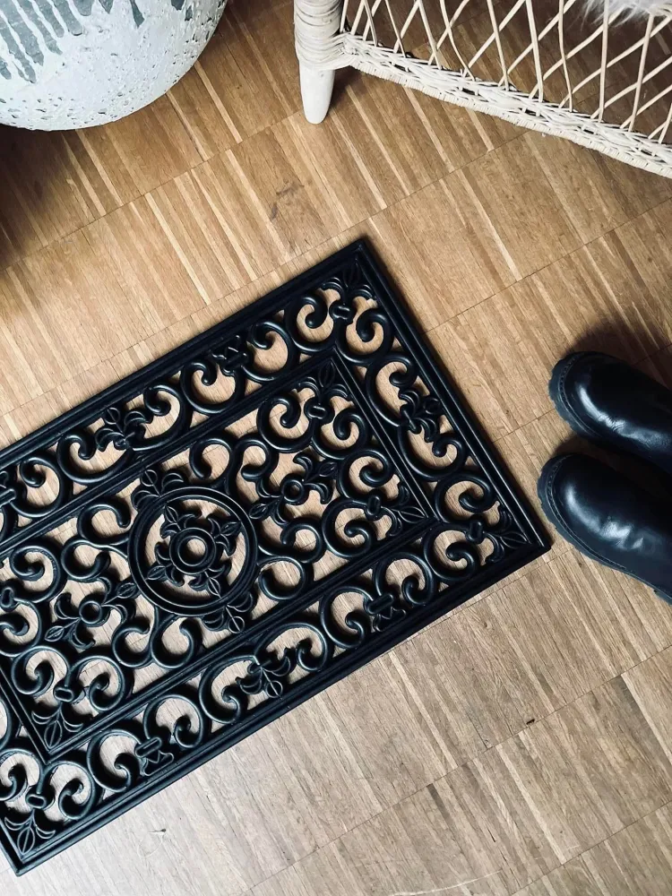 Dørmåtte - Firkantet ornament