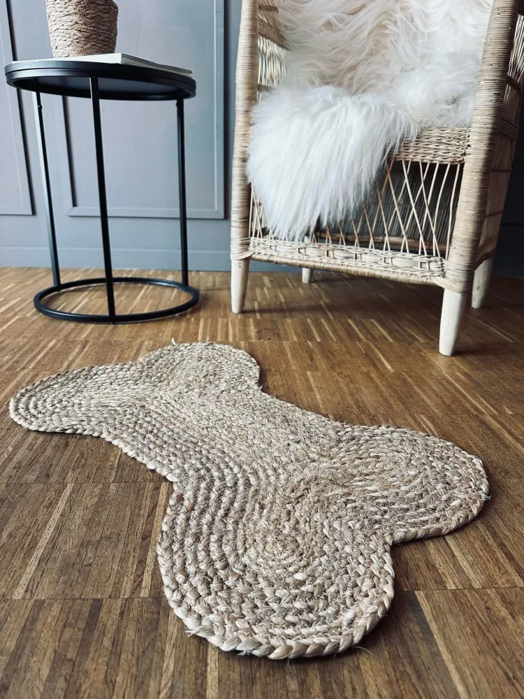 Dørmåtte i jute - Kødben 40x60cm