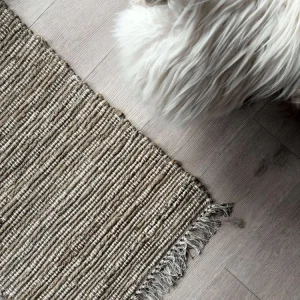 Dørmåtte Jute med fryns - Natur