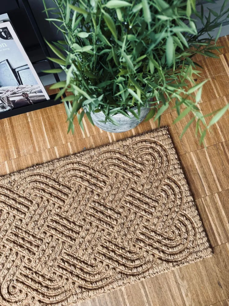 Dørmåtte kokosfibre 45x75 cm