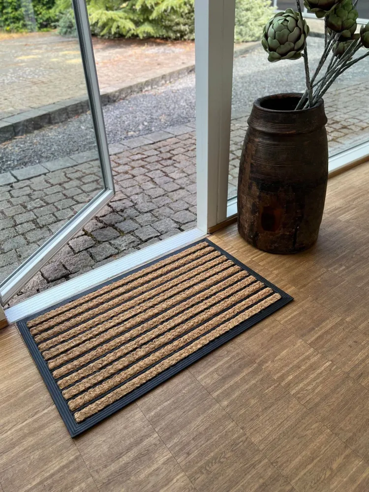 Dørmåtte - Kokosfibre Strib