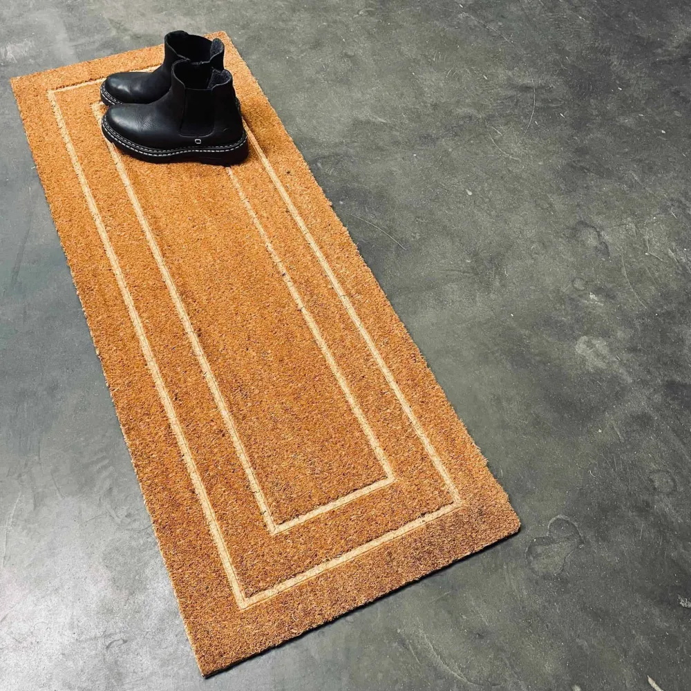 Dørmåtte med relief - 45x120cm
