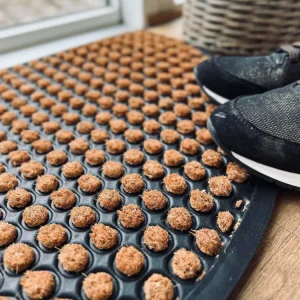 Dørmåtte - Natur DOTS halvmåne