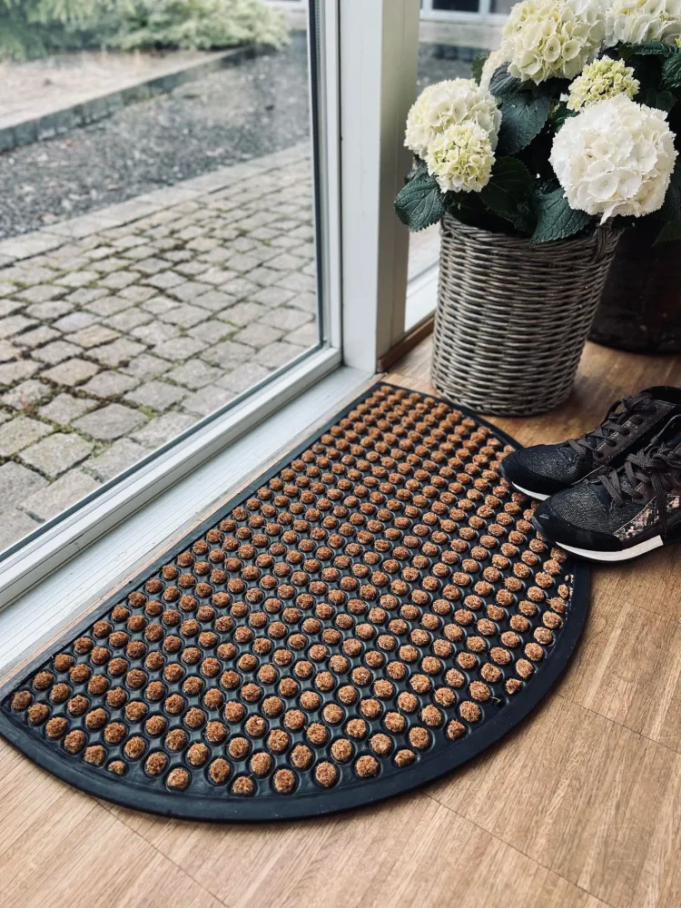 Dørmåtte - Natur DOTS halvmåne