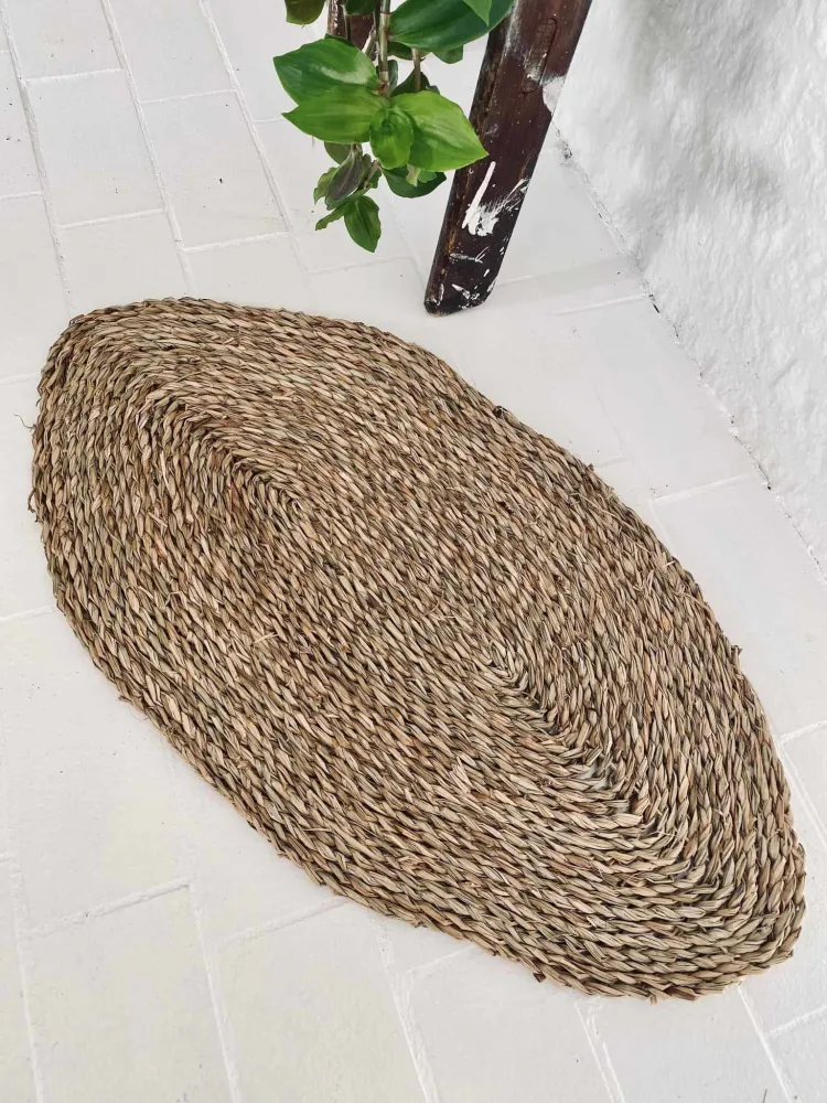 Dørmåtte - Oval søgræs