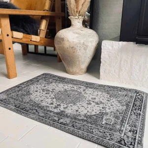 Dørmåtte vintagelook Grå 50x80cm