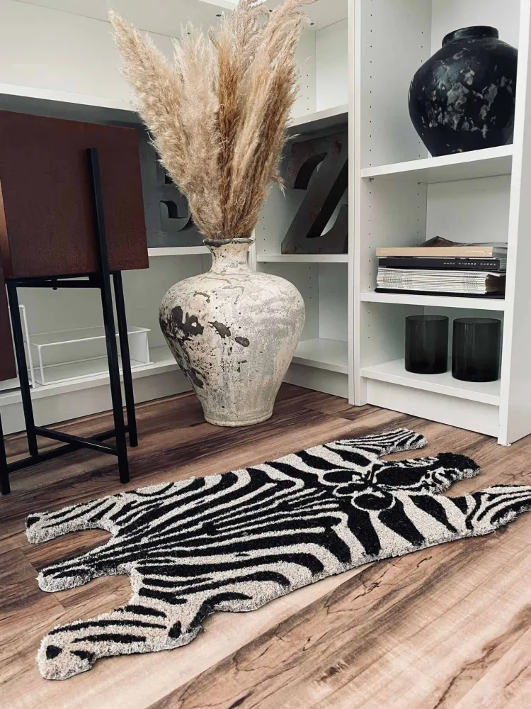 Dørmåtte Zebra kokos