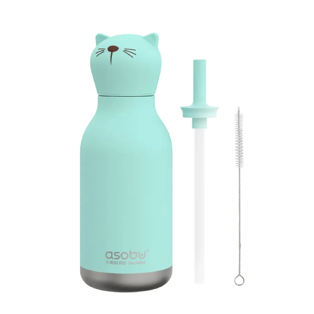 Asobu Bestie Animal termo drikkedunk, 460 ml. - Kat
