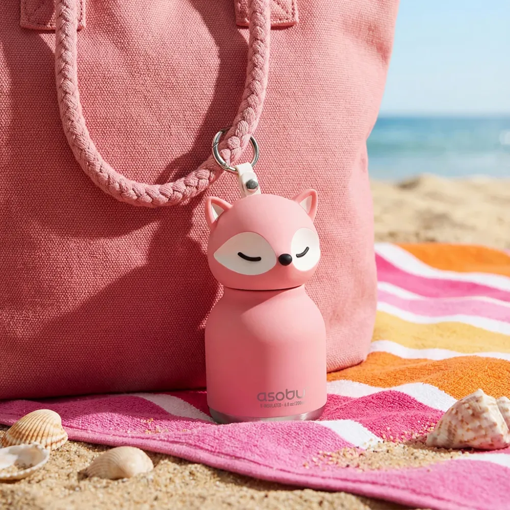 Asobu Bestie Mini termo drikkedunk m. nøglering, 200 ml. - Ræv