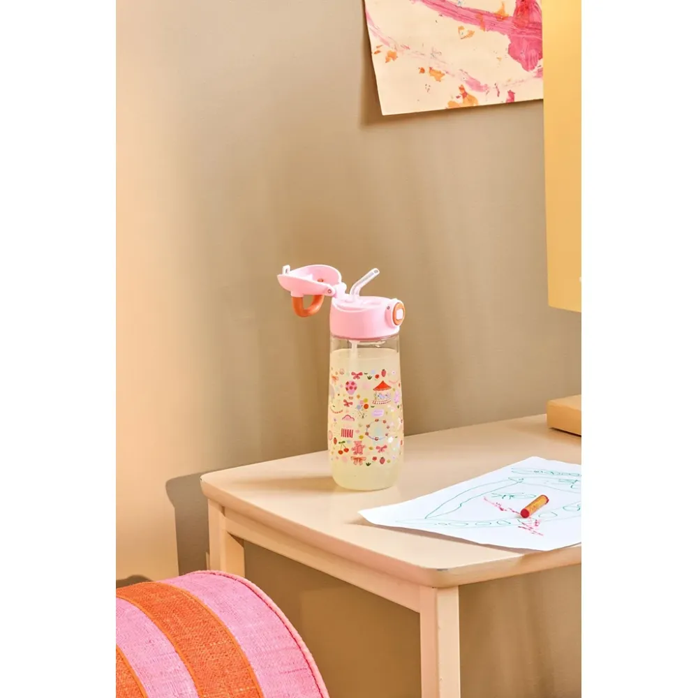 Rice Plastik drikkedunk, Fun fair pink